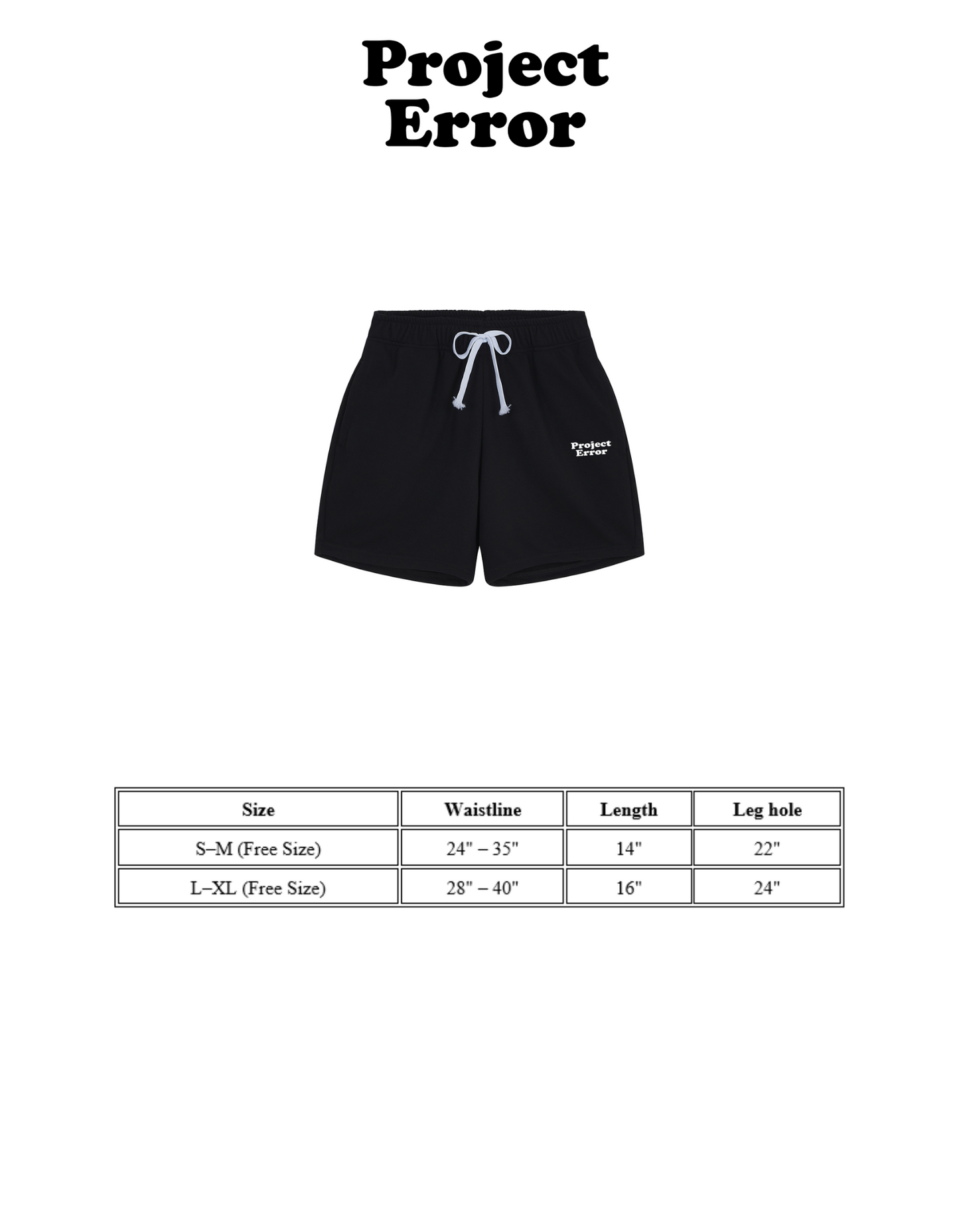 Project Error Sweat Shorts - Signature